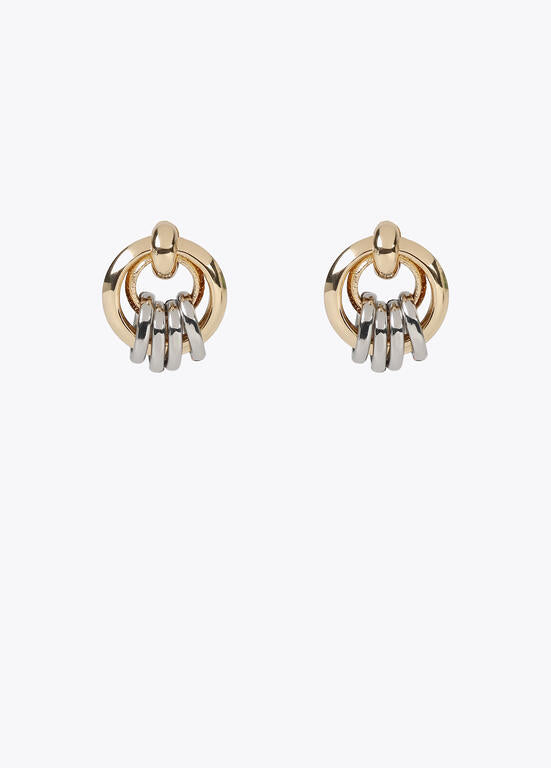 Pendientes LOLA CASADEMUNT multi aro bicolor METAL-METAL